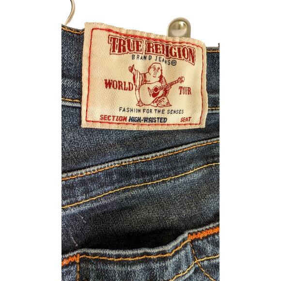 True Religion size 26 High Rise Skinny Dark Jeans - Picture 8 of 16